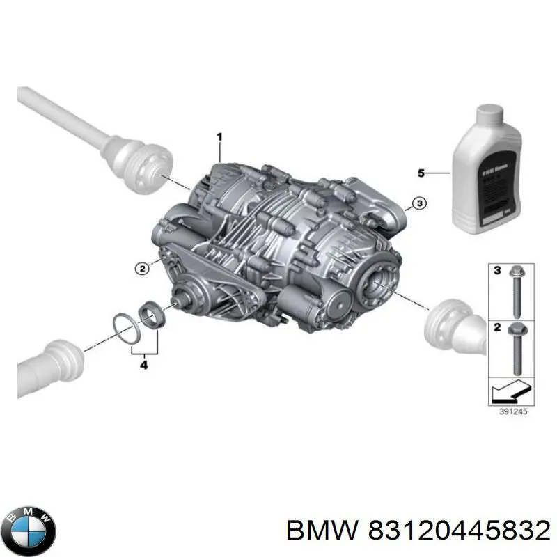 Do koszyka 83120445832 BMW Olej przekładniowy