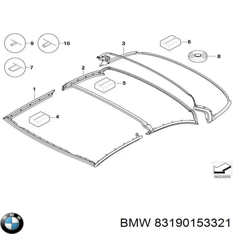 BMW 83190153321 cena, od 78,22 USD