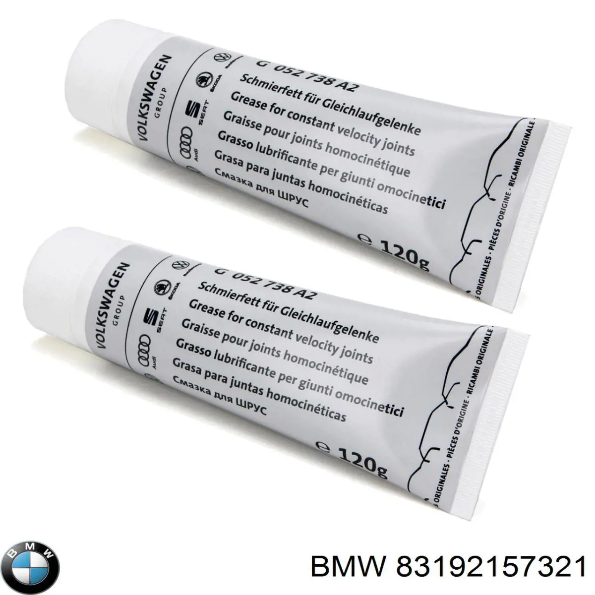 Do koszyka 83192157321 BMW Smar uniwersalny