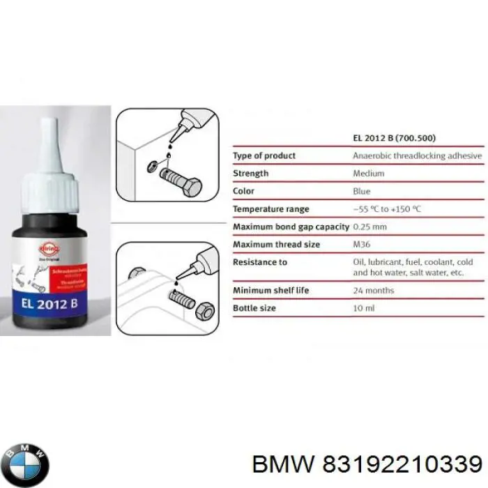 83192210339 BMW Klej anaerobowy