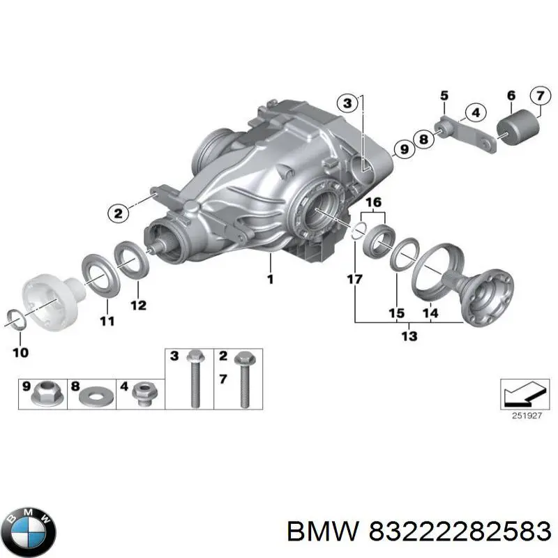 Olej przekładniowy BMW 83222282583 cena, od 72,63 USD