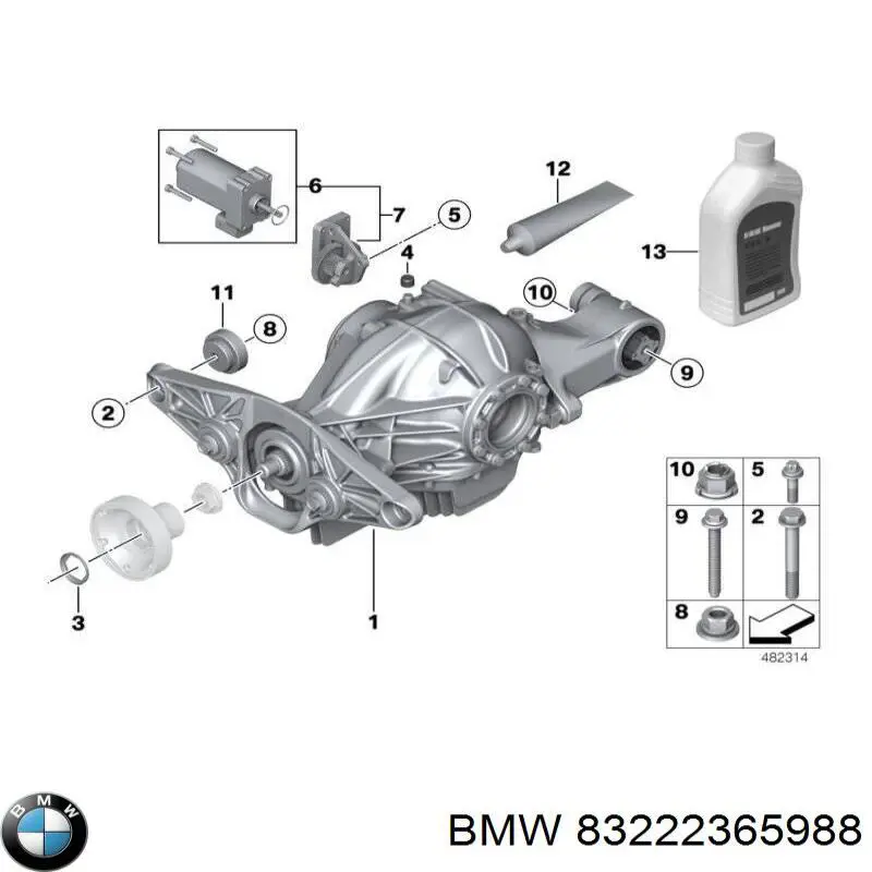 Do koszyka 83222365988 BMW Olej przekładniowy