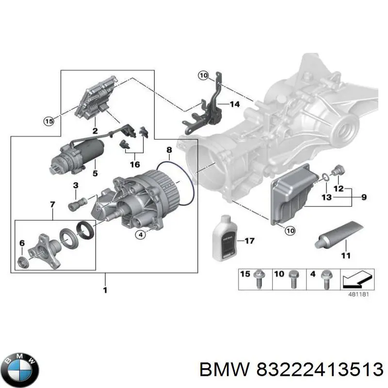83222413513 BMW Olej przekładniowy