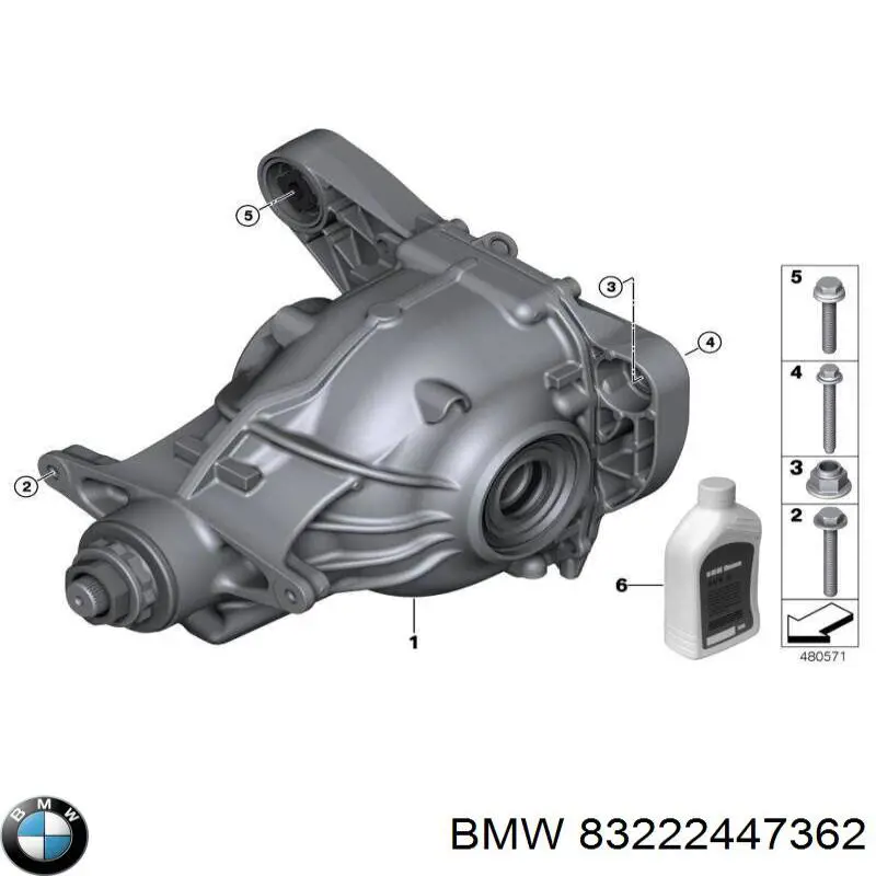 83222447362 BMW Olej przekładniowy