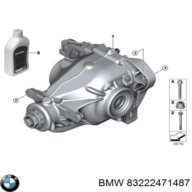 83222471487 BMW Olej przekładniowy