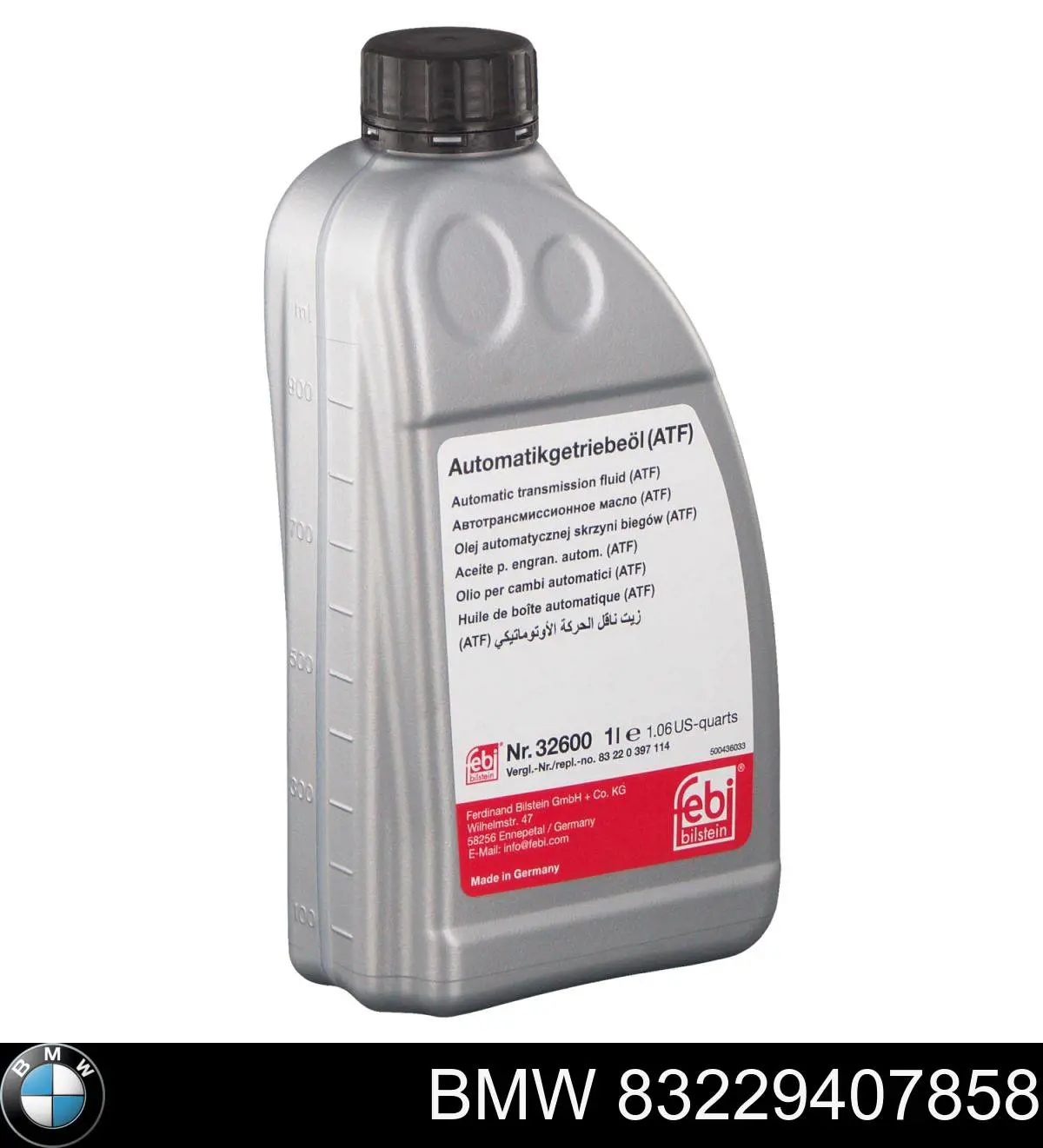 Olej przekładniowy BMW 83229407858 cena, od 18,63 USD