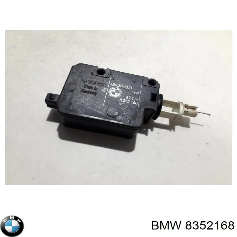 8352168 BMW Zamek klapki wlewu paliwa = siłownik klapki wlewu paliwa