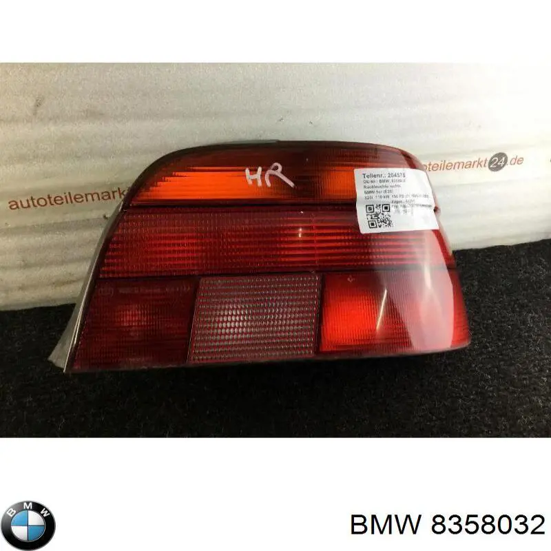 8358032 BMW Lampa zespolona tylna prawa