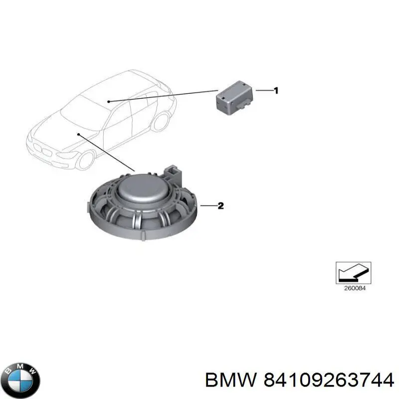 Mikrofon BMW 84109263744 cena, od 1,57 USD