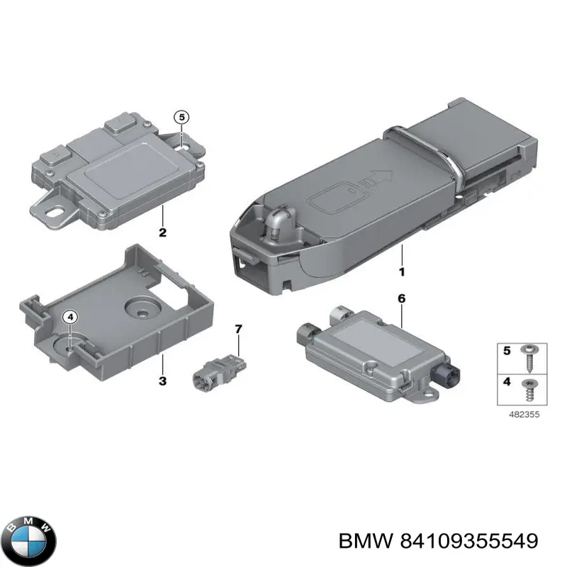 84109355549 BMW Rozgałęźnik USB
