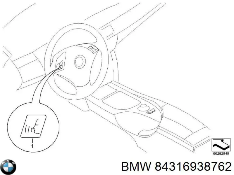 84316938762 BMW Mikrofon