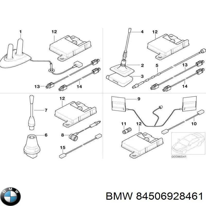 Do koszyka Antena BMW X5  E70