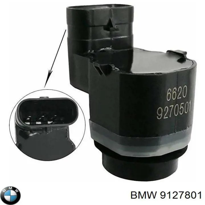 9127801 BMW Czujnik parkowania przedni