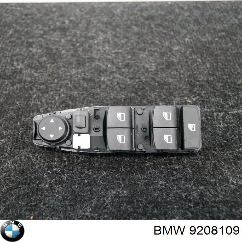Panel przyciskowy sterowania podnośnikiem szyby przedni lewy BMW 9208109 cena, od 67,78 USD