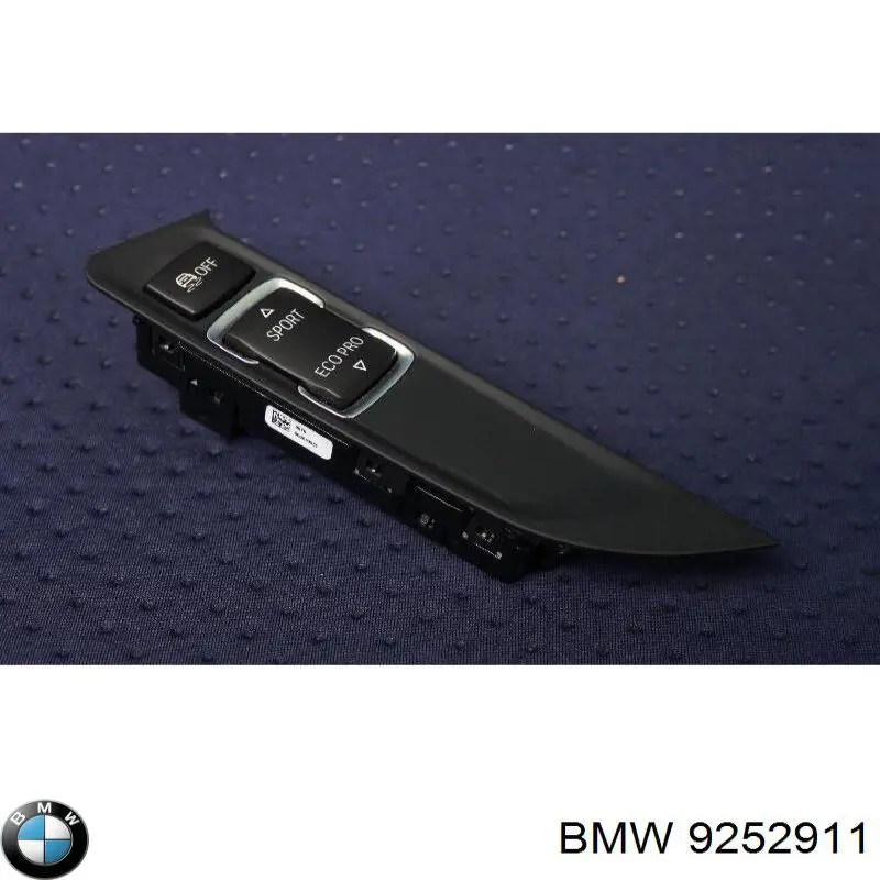 9252911 BMW Panel przyciskowy sterowania podnośnikiem szyb konsoli centralnej
