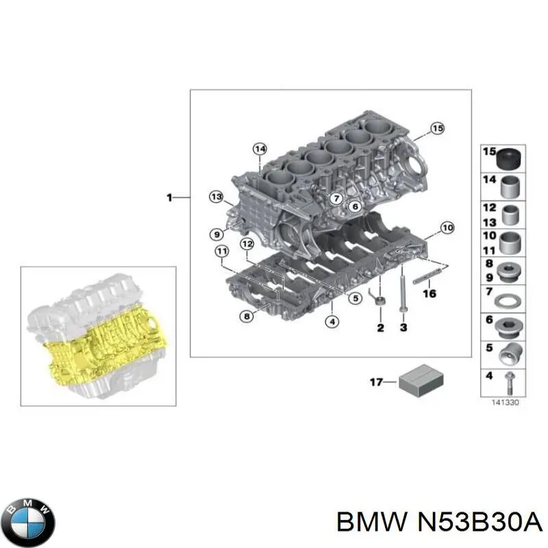 Silnik w komplecie do BMW 5  F10