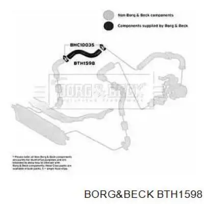 Do koszyka 14463JD50A Nissan/Infiniti Przewód (króciec) intercoolera