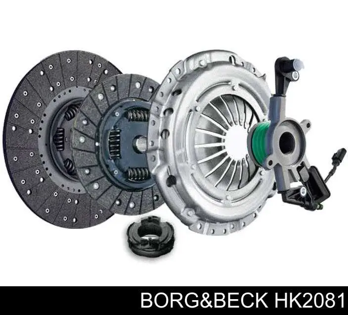 HK2081 Borg&beck zestaw sprzęgła (3 części)