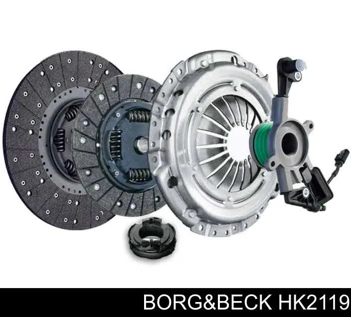 HK2119 Borg&beck zestaw sprzęgła (3 części)