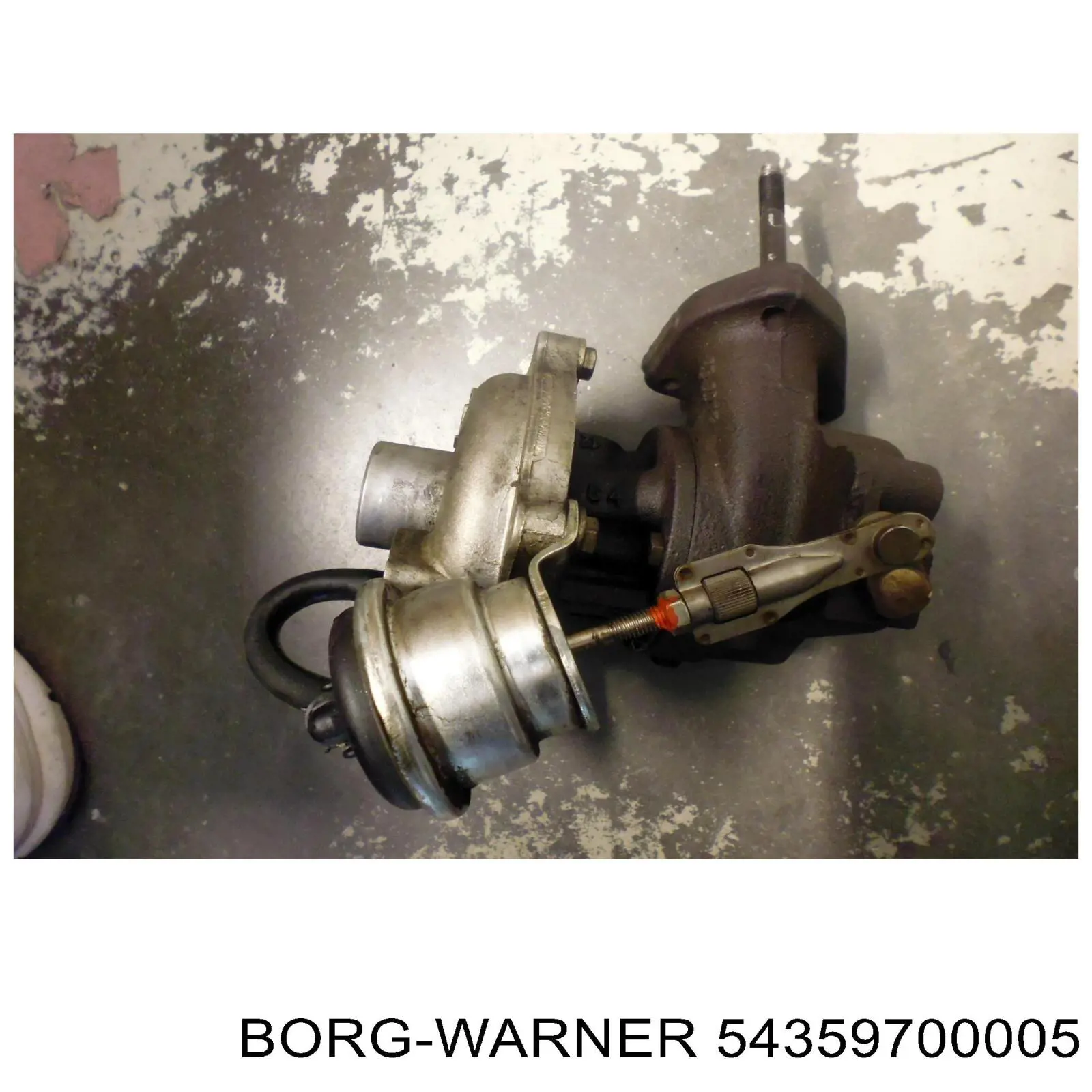 Do koszyka 54359700005 Borg-Warner Turbina