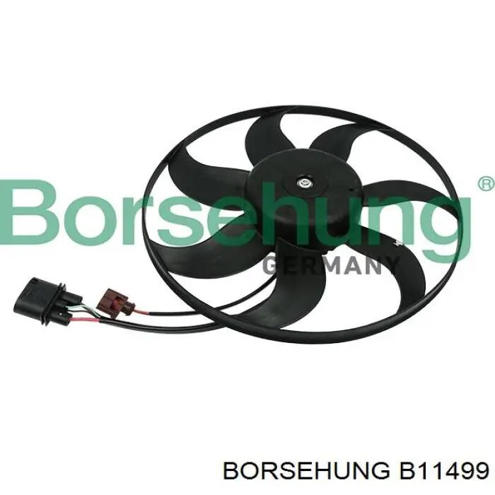 Wentylator elektryczny układu chłodzenia, kompletny (silnik+wirnik) lewy Borsehung B11499 cena, od 71,79 USD