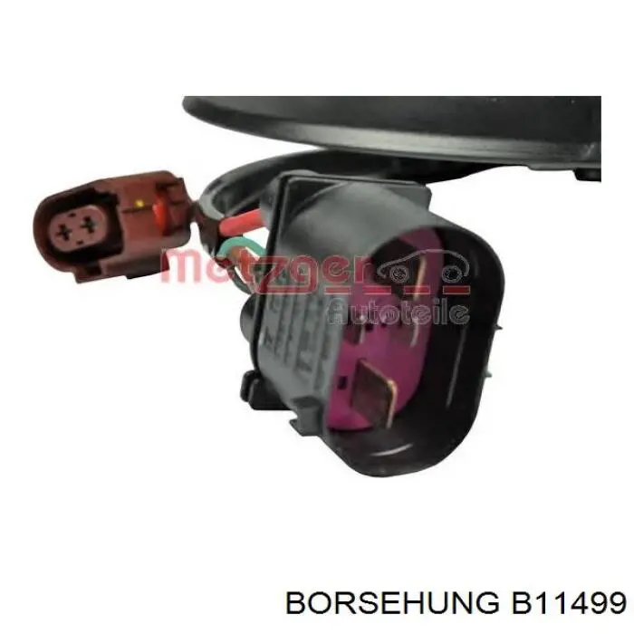 Do koszyka B11499 Borsehung Wentylator elektryczny układu chłodzenia, kompletny (silnik+wirnik) lewy