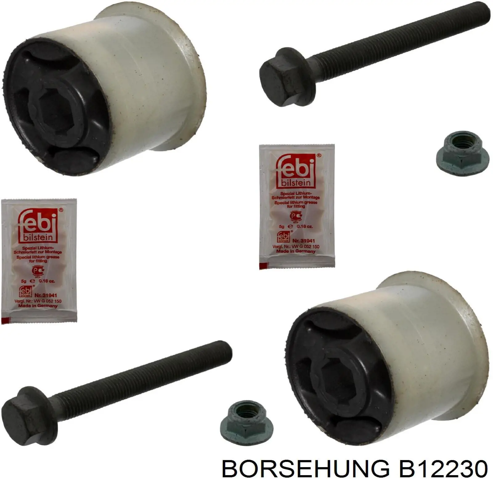 Silentblock przedniego wahacza dolnego Borsehung B12230 cena, od 7,60 USD