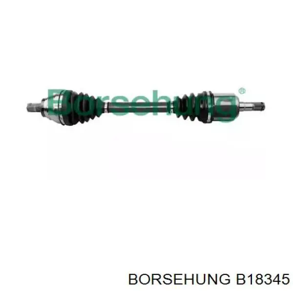 Półoś napędowa przednia lewa Borsehung B18345 cena, od 115,94 USD