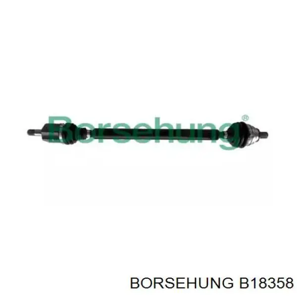 Półoś napędowa przednia prawa Borsehung B18358 cena, od 125,43 USD