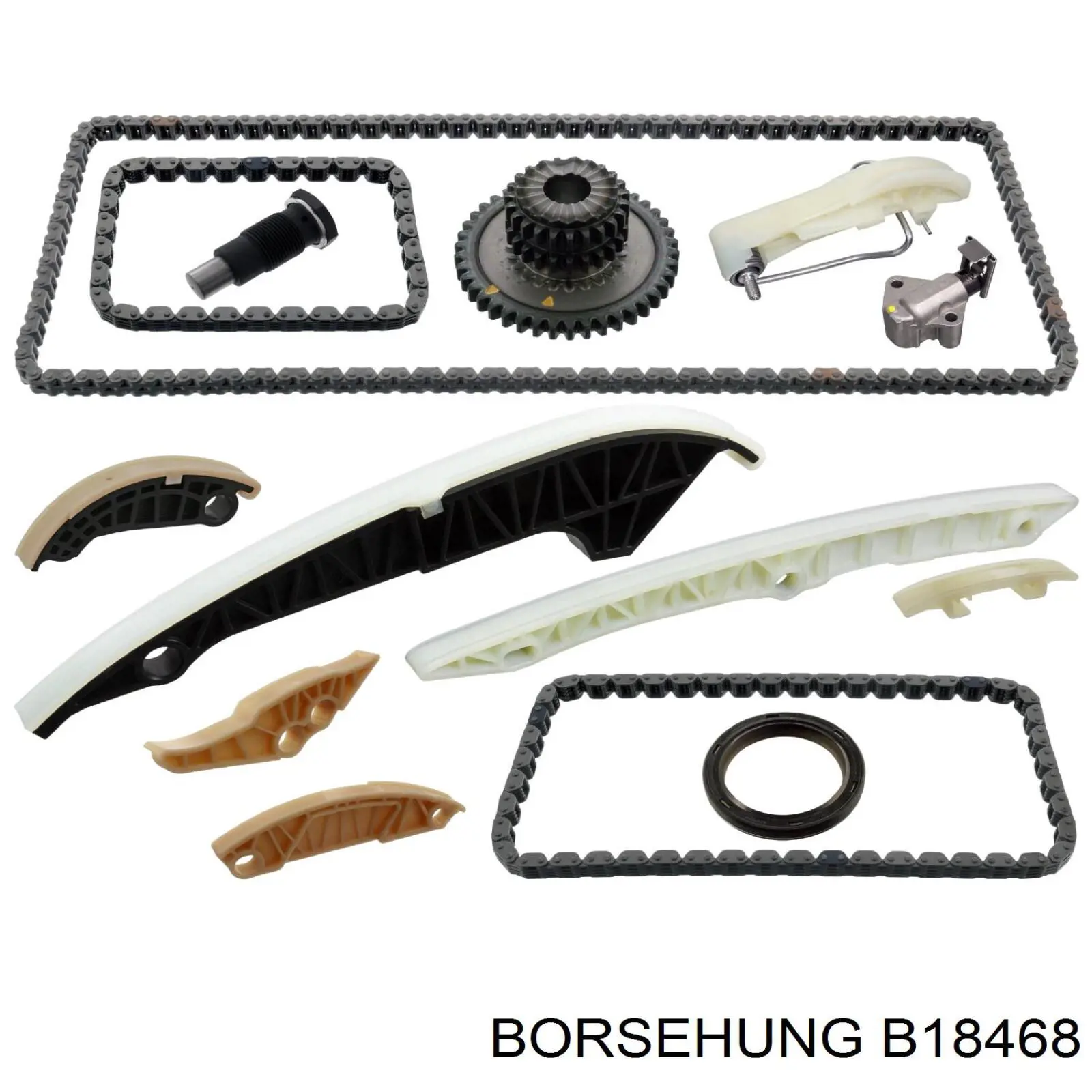 Do koszyka B18468 Borsehung Łańcuch rozrządu, zestaw