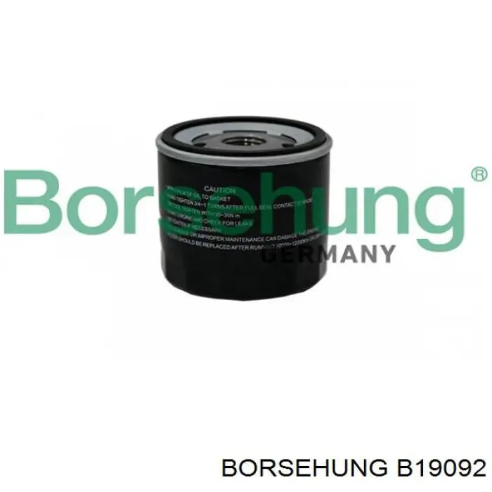 Do koszyka B19092 Borsehung Filtr oleju