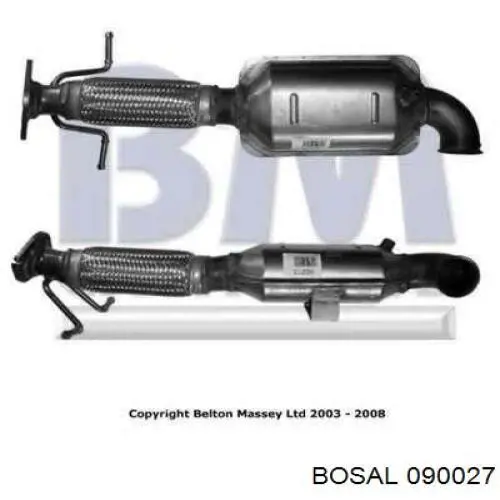 Do koszyka 1251500 Ford Konwerter-katalizator