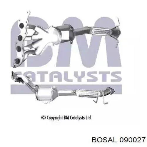 Do koszyka 1251500 Ford Konwerter-katalizator