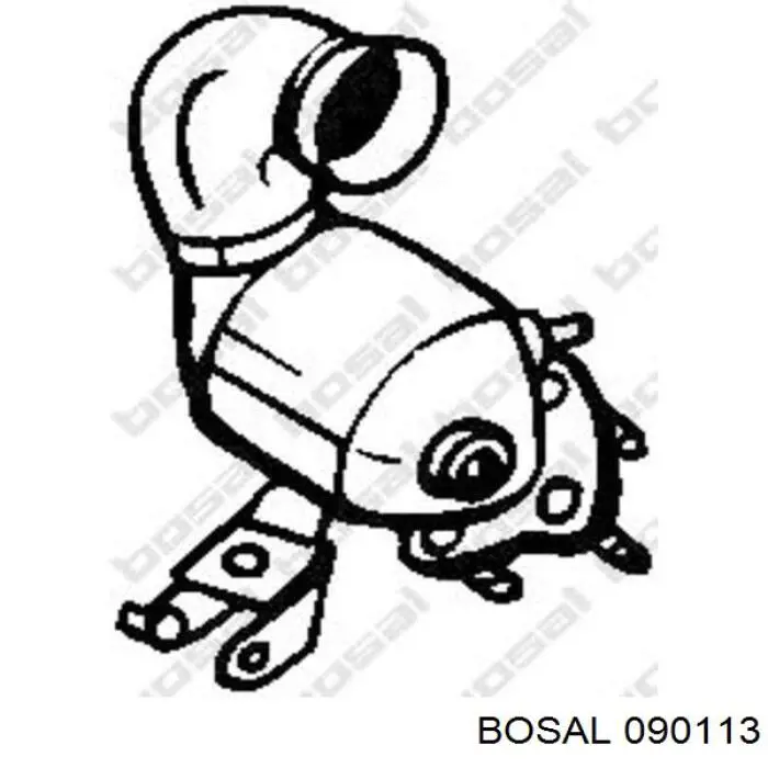 Konwerter-katalizator do Saab 9-3  YS3F