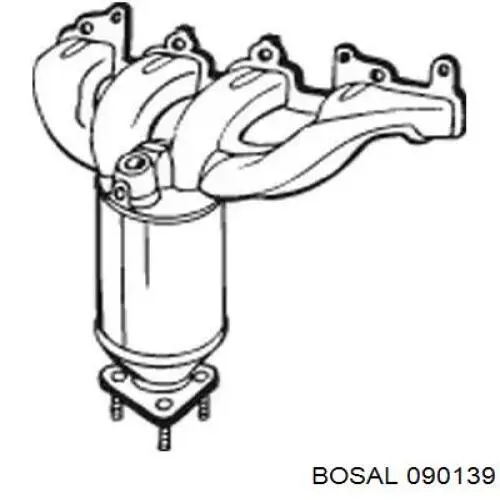 Konwerter-katalizator Nissan/Infiniti 208A0BX001 cena, od 394,67 USD
