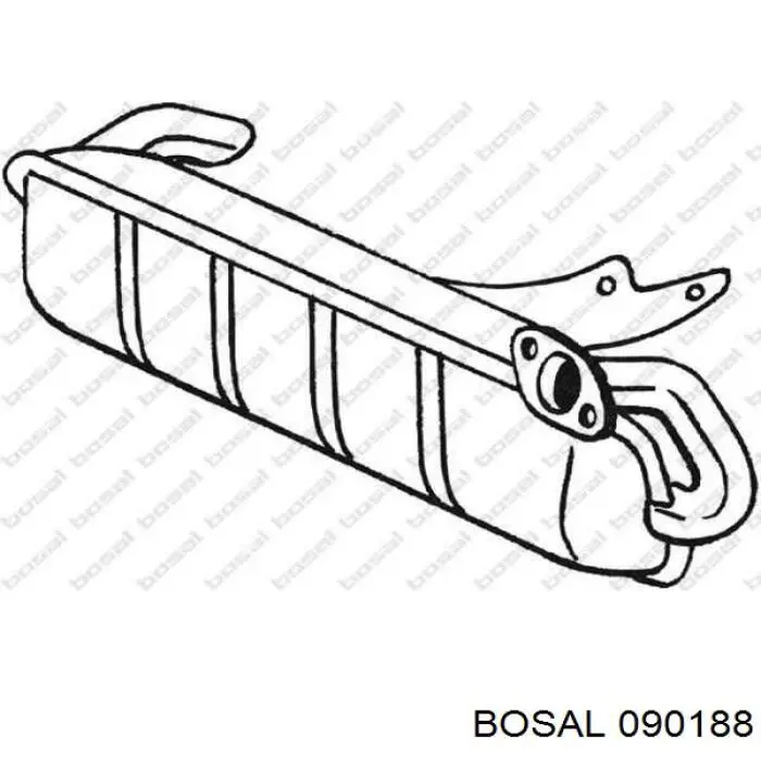 Q0001735V012000000 Mercedes Konwerter-katalizator