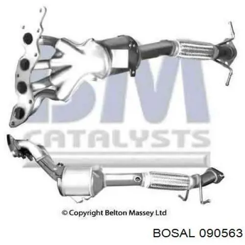 Konwerter-katalizator do Volvo S40 II MS