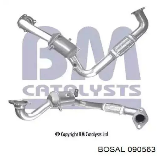 Konwerter-katalizator Bosal 090563 cena, od 109,36 USD