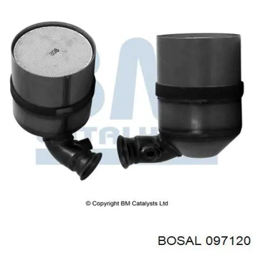 Do koszyka PT6066T Polcar Filtr cząstek stałych układu wydechowego