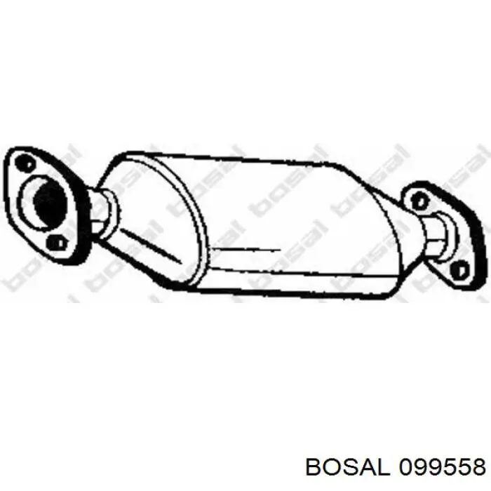 Konwerter-katalizator Bosal 099558 cena, od 54,45 USD