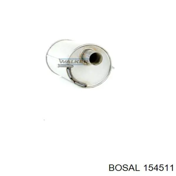 Do koszyka 154511 Bosal Tłumik, tylna część