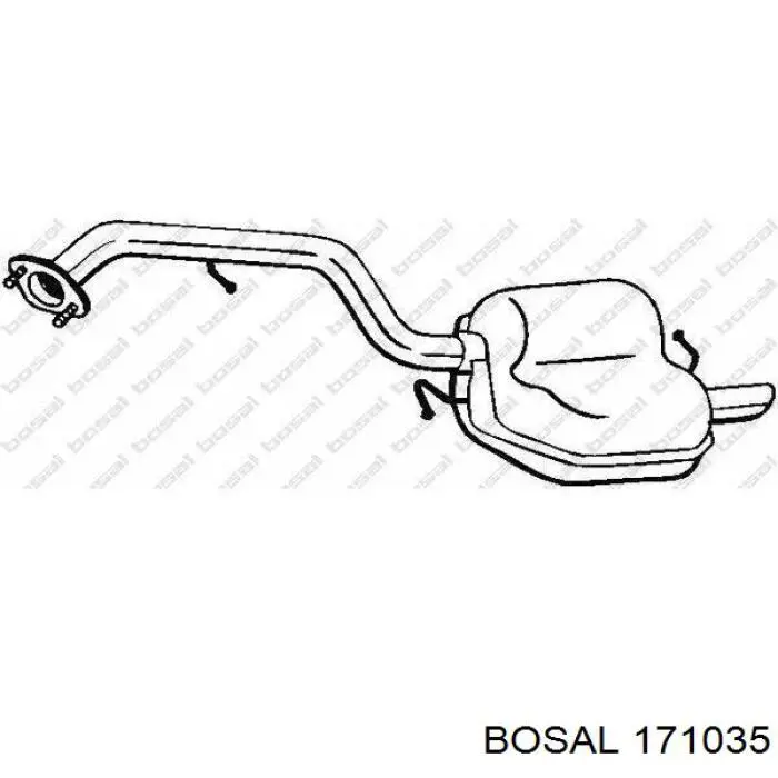 Tłumik, tylna część Mazda LF2940100G cena, od 120,24 USD