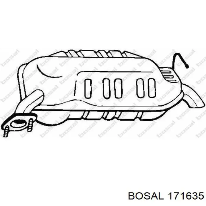 Tłumik, tylna część Mazda 6 sedana (GG) (2002 - 2008) cena, od 80,71 USD