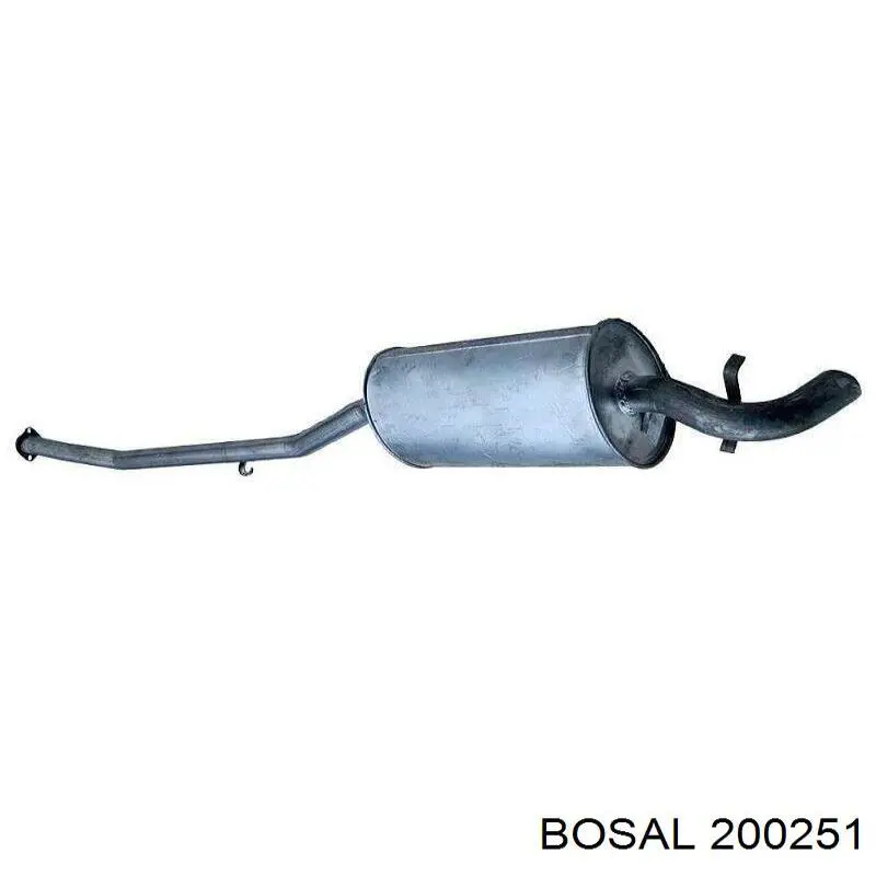 Tłumik, tylna część do Renault DUSTER II HM