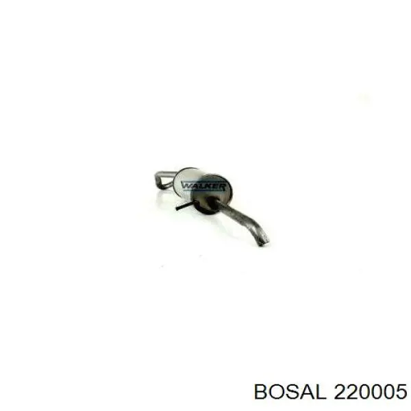 Do koszyka 6Q9253609AP VAG Tłumik, tylna część