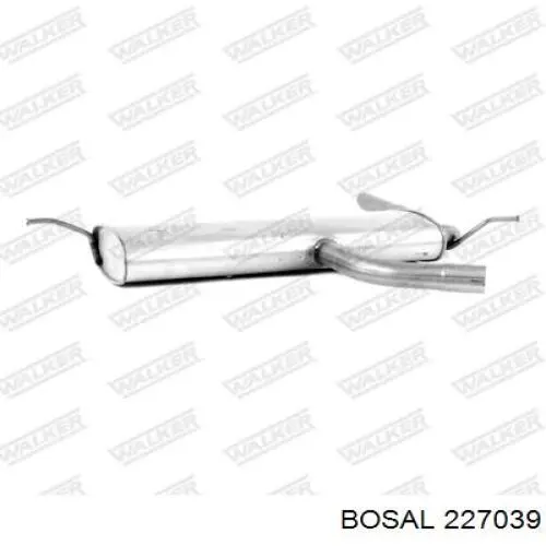 Do koszyka 227039 Bosal Tłumik, tylna część