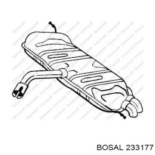 Tłumik, tylna część VAG 1T0253609C cena, od 340,89 USD