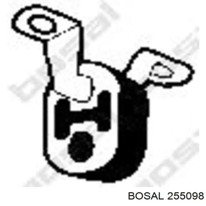 Poduszka mocowania tłumika Bosal 255098 cena, od 5,18 USD