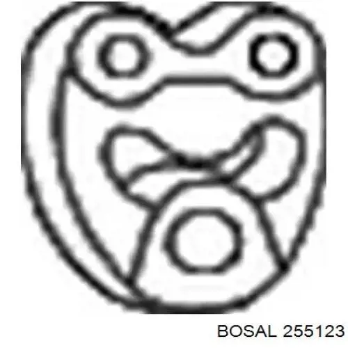 Poduszka mocowania tłumika Bosal 255123 cena, od 5,42 USD