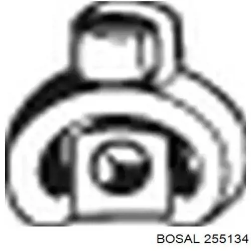 Do koszyka 172055 Febi Poduszka mocowania tłumika